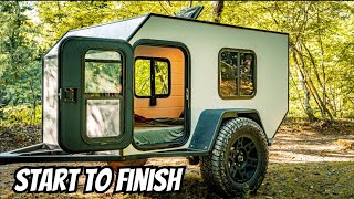 DIY micro camper  Full Build Timelapse in under 10 Minutes [upl. by Deerc657]