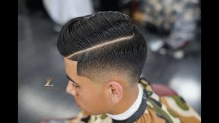 The Perfect Combover  Low Fade  Hard part tutorial [upl. by Aurelio]