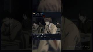 Death Note hindi dubbed shorts anime youtubeindia animeseriesinhindi animeinhindi fyp like [upl. by Asilam]