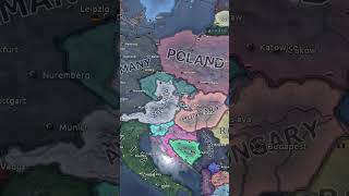 Austria and Hungary VS Slovakia and Czechia 2024 IN HOI4 hoi4 hoi4timelapse shorts [upl. by Eesak621]