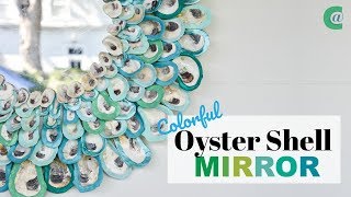 Colorful Oyster Shell Wreath [upl. by Elyrrad]