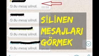 Whatsapta Silinen Mesajları Görmenin En Kolay Yolu Watsaptan silinenleri geri getirme [upl. by Leiba557]