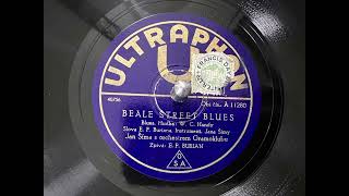 BEALE STREET BLUES E F Burian 78rpm [upl. by Irakuy]