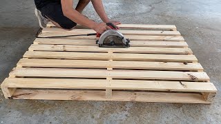 Creative Wood Pallet Furniture DIYs You Cant Miss  Recycled Wood Pallet Chair Building Projects [upl. by Riley]