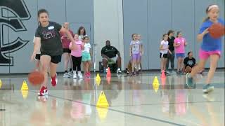 Carbondale High School Holds Annual Lady Terriers Youth Basketball Camp [upl. by Einot]