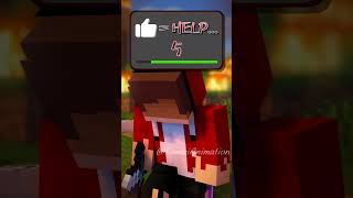 HELP JJ Revenge  MAIZEN Minecraft Animation shorts [upl. by Edak]