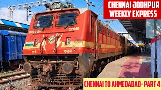 CHENNAI to AHMEDABAD  Full Train Journey PART 4  Train No 22663 Chennai Jodhpur Weekly Express [upl. by Coffey]