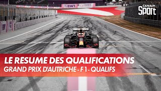 Le résumé des qualifications du Grand Prix dAutriche [upl. by Ocsecnarf]