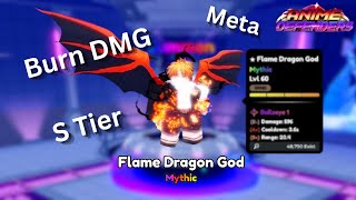 Showcase Flame Dragon God  Natsu Evolved  in Anime Defenders [upl. by Blondelle]