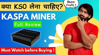 Kaspa Miner  Setup and Review  Full Guide kaspa CryptoMinerIndia [upl. by Nylidnarb421]