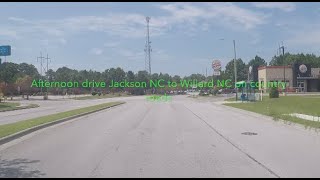 NORTH CAROLINA BACKROADS  Afternoon drive Jacksonville NC to Willard NC on country roads  ASMR [upl. by Biddick]