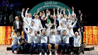 Davis Cup Finals 8 teams who have qualified for the knockout stages ft defending champions Italy [upl. by Kiryt]