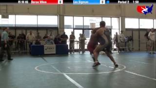 Deron Winn vs Les Sigman at 2013 Las VegasASICS US Open [upl. by Brader]