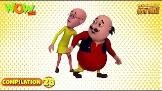 Motu Patlu  Non stop 3 episodes  3D Animation for kids  28 [upl. by Reema]