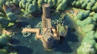 Tiny Glade  Daily Theme  Cozy Island Fortress  Longplay  No Commentary [upl. by Odnalra]