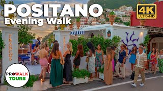 Positano Evening Walk 4K 60fps Italian Beauty  with Captions [upl. by Caiaphas]