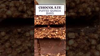 GuiltFree High Protein Quinoa Chocolate Snack Recipe [upl. by Baal]