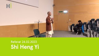 Shaolin Meister Shi Heng Yi Impulsvortrag am Ostschweizer Schulungs und Trainingszentrum KSSG [upl. by Dodwell]