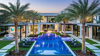 29950000 Brand new premier modern Mansion with exceptional quality in Boca Raton Florida [upl. by Aticnemrac522]