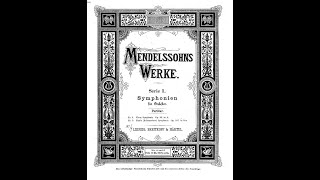 Mendelssohn Symphony No 4 Score [upl. by Emoraj547]