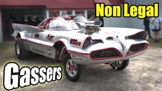 Gassers of the 60s  Ep63 Non Legal Street Gassers With 632ci [upl. by Aihpos]