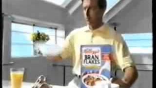 Kelloggs Bran Flakes Floating Thru Skylight UK Advert [upl. by Aekim]