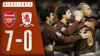 Arsenal 70 Middlesbrough  Arsenal Classics  Premier League  Jan 14 2006 [upl. by Athalie]