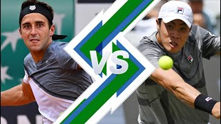 Tomas Martin Etcheverry vs Brandon Nakashima  HURLINGHAM 2024 [upl. by Ydualc]