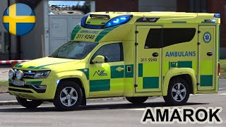 Ambulans 119240 utryckning Luleå SE  72019 [upl. by Nediarb]