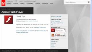 Adobe Flash Player letöltése telepítése [upl. by Alemrac]