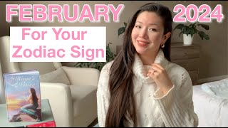 FEBRUARY 2024 Monthly Reading For Your Zodiac Sign 🧠💡☁️ 🪽 [upl. by Stephie]