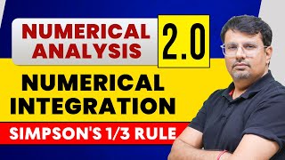 Numerical Analysis 20  Numerical Integration by Simpson 13 Rule by GP Sir [upl. by Mathilda685]