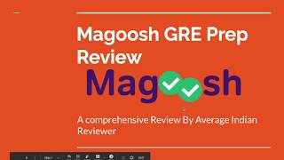 Honest Review about the Magoosh GRE Prep Premium Product  Is it worth 149  AIR 4 [upl. by Natty]