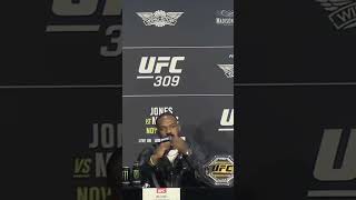 Jon Jones Commenting on Stipe Miocics Disrespect ufc309 [upl. by Ettezus]