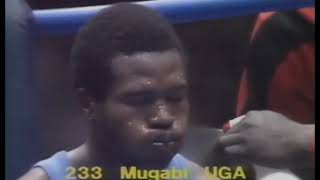 John Mugabi UGA Vs Andres Aldama CUBA [upl. by Lindell]