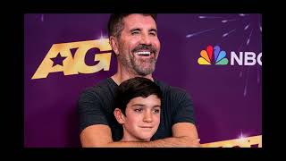 Simon Cowell looks every inch the proud dad as he joins his minime son Eric 10 and fiancée Lauren [upl. by Amlez]