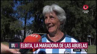 Ella es Elbita la Maradona de las abuelas [upl. by Calla301]