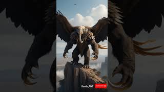 Incredible animal fusion quotEagleElephant shortshybridsfusionanimals [upl. by Ahsenrac]