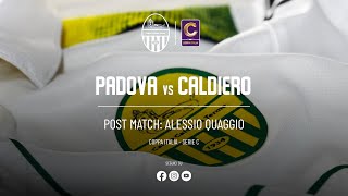 Alessio Quaggio Caldiero “Una prestazione convincente che ci deve dare fiducia per il futuro” [upl. by Litman994]