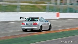 EXTREMELY LOUD BMW E46 M3 with oversized spoiler [upl. by Shep439]