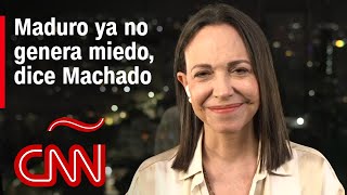 Entrevista a Corina Machado líder de la oposición en Venezuela a días de las elecciones [upl. by Urban]