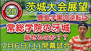 【茨城大会展望2049】王者常総学院の牙城・鹿島学園の逆転は？21世紀枠候補の水戸一・土浦日大の逆襲は・霞ヶ浦の安定感・つくば秀英や藤代【第106回全国高校野球選手権大会】 [upl. by Theobald]