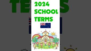 2024 School Terms 🇳🇿 New Zealand shorts [upl. by Kcireddor]