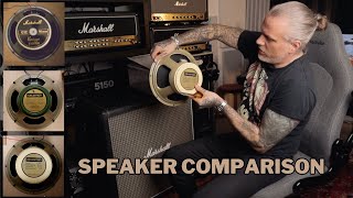 UPGRADING MY MARSHALL CAB  Vintage vs Greenback vs Creamback [upl. by Niessuh]