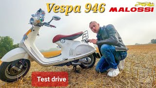 VESPA 946 Malossi Tuned la prova in BELGIO  LE VOSTRE VESPA [upl. by Attener]