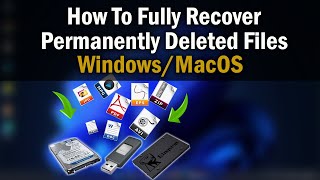 How To Recover Permanently Deleted Files  Windows  Mac  SSD  USB  HDD  Blue Screen Error [upl. by Gabriele]