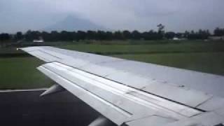 Adam Air Boeing 734 Takeoff PAX View [upl. by Naltiac493]