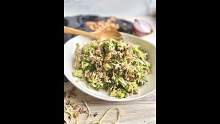 Charred Broccoli Salad [upl. by Erialcyram749]