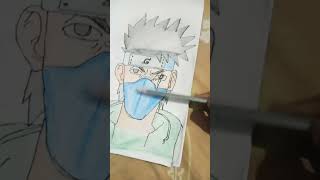 KAKASHI drawing art subscribe😈 [upl. by Felecia399]