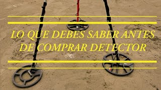 Antes de comprar detector de metales debes saber ésto [upl. by Bogoch]